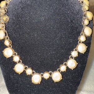 Chic Cream and Gold Necklace
